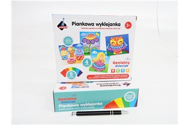 *GENIALNY DZIECIAK - pian., wyklej. 4 szt.  kart.
