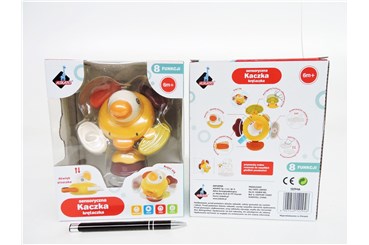 KACZUSZKA interaktywno-sensoryczna, plast.,  kart.