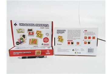 UKŁADANKA zwierzęta kolory i cienie