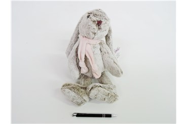 *PLUSZ królik , 23 cm,  TOSIEK,  beżowy