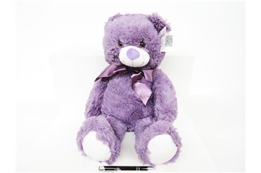 PLUSZ MIŚ MICHAŁ 35 cm, fioletowy
