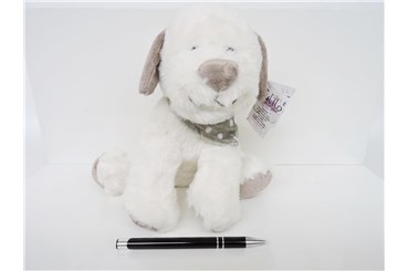 PLUSZ pies, 23 cm, kolekcja perłowa