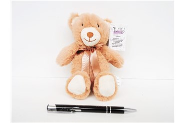 PLUSZ MIŚ GRZEŚ, 15 cm, rudy