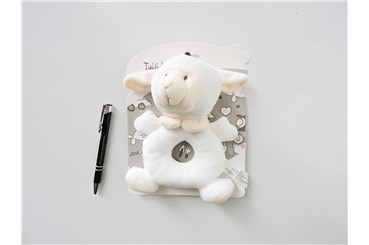 NEW BABY GRZECHOTKA owieczka, 18 cm