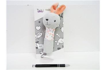 NEW BABY GRZECHOTKA, pałka, króliczek, 17 cm