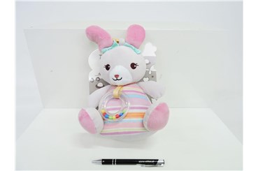 NEW BABY POZYTYWKA króliczek, róż., 20 cm