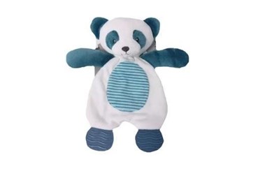 NEW BABY MILUŚ panda, nieb., 25x25 cm