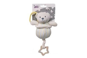 NEW BABY POZYTYWKA miś, beżowy, 20 cm