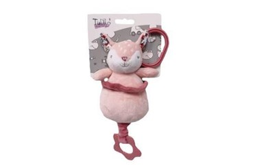 NEW BABY POZYTYWKA lisek, róż., 20 cm