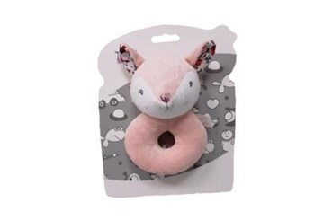 NEW BABY GRZECHOTKA lisek, róż., 18 cm