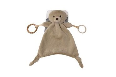 NEW BABY MILUŚ miś, beż., z dodad., 25x25 cm