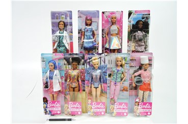 AST. BARBIE lalka, kariera, 9 wz., kart.,    6/
