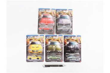*AST. HW AUTO metal., SILVER SERIES,5 wz blist./10