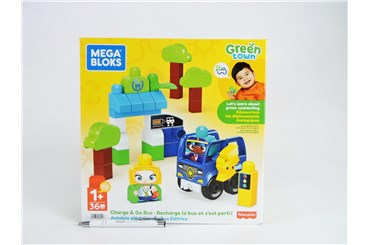 *MEGA BLOKS EKOAUTOBUS ZESTAW KLOCKÓW EKO