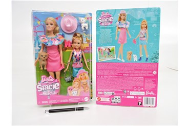 BARBIE lalka 2-PAK, Stacie i Barbie,  kart.    4/