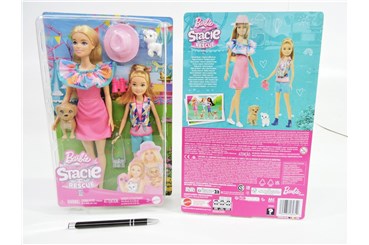 BARBIE lalka 2-PAK, Stacie i Barbie,  kart.    4/