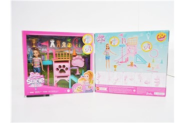 *BARBIE ZESTAW, plac zabaw piesków,  kart.  4/