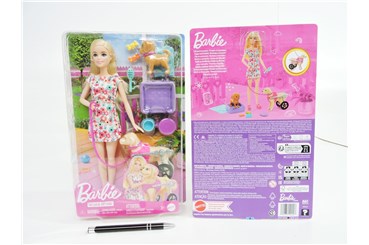 BARBIE LALKA z pieskami + akcesoria      4/