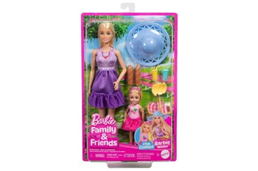 BARBIE lalka, siostry na pikniku, zest.