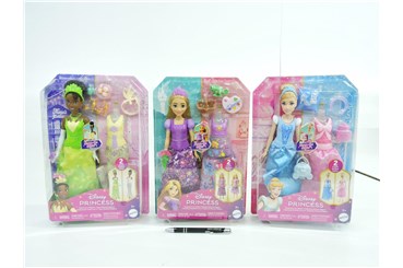 AST. BARBIE LALKA Księżniczka Disney, 3 wz.     /4