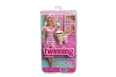 *BARBIE TWINNING looks lalka plus piesek