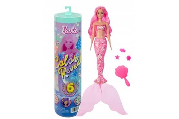 BARBIE COLOR REVEAL LALKA syrenka klejnoty
