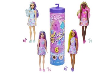 BARBIE COLOR REVEAL LALKA balonowe zwierzątka