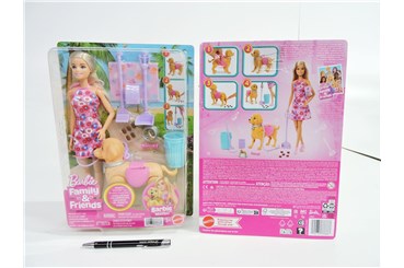 BARBIE lalka, Spacer z pieskiem czyścioszkiem  /2