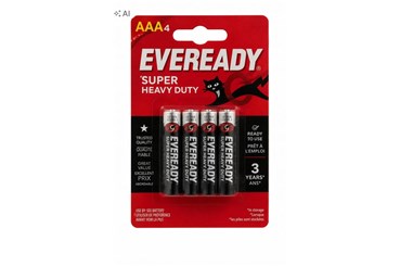 BATERIA R03 4-pack AAA HEAVY DUTY