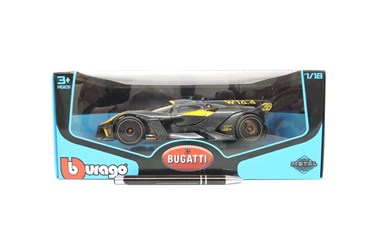 *BBURAGO metal. 1:18 Bugatti Bolide metalic, yello