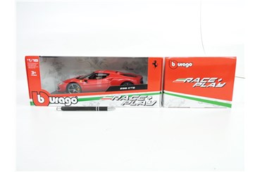 BBURAGO metal, 1:18, Ferrari R&P 296 GTB czer