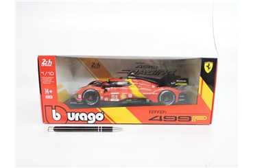 *BBURAGO metal., 1:18, FERRARI 499P LMH RED