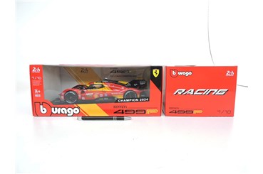 *BBURAGO metal., 1:18,Ferrari 499P, czer, Champion