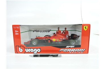 *BBURAGO metal., 1:18, FERRARI 2021 Leclers