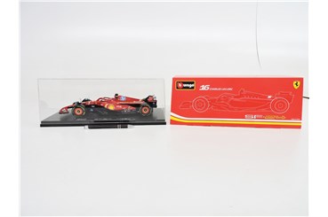 *BBURAGO metal., 1:18, FERRARI SF-24, LECLERC