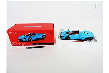 *BBURAGO metal. 1:18, Ferrari Daytona SP Blue