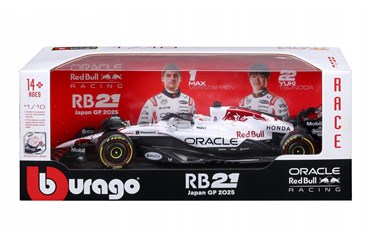 *BBURAGO metal 1:18 FORMULA RB 21 Japan GP biały