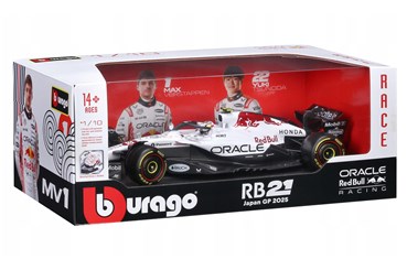 *BBURAGO metal, 1:18 FORMULA  RB 21 Japan GP biały