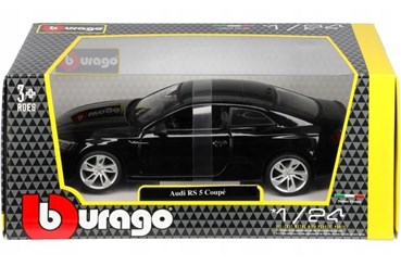 BBURAGO metal. 1:24 Audi  RS 5 Coupe, green, kar