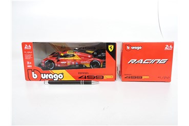 *BBURAGO metal., 1:24, Ferrari 499P, czer, Champio