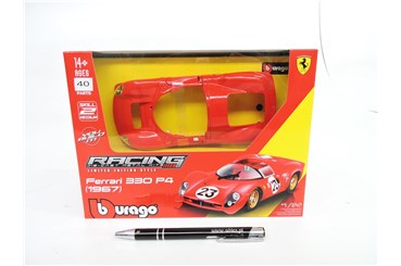 *BBURAGO metal., 1:24, FERRARI 300 P4 DAYTONA,skła