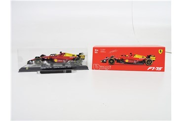 BBURAGO metal., 1:24 FERRARI F1's Charles Leclerc