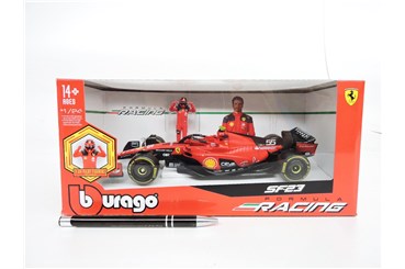 *BBURAGO metal., 1:24 FERRARI z kierowcą, SF-23