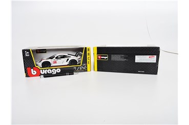 *BBURAGO  metal. 1:24, RACE PORSCHE 911 RSR, white