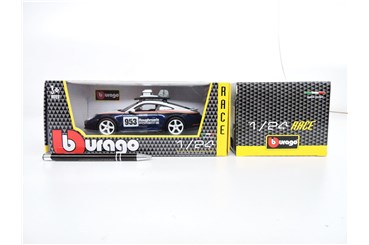 *BBURAGO metal., 1:24, RACING PORSCHE 911, nieb.