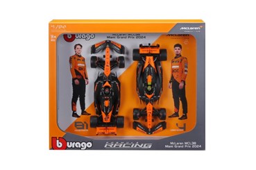 *BBURAGO metal, 1:24, Mclaren Team MCL38 2PK