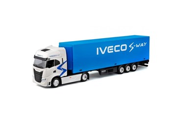 *BBURAGO metal/plast. 1:43, Ciężarówka, IVECO S-WA