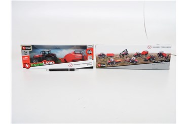 BBURAGO metal. MASSEY FERGUSON 8740S z beczkowozem