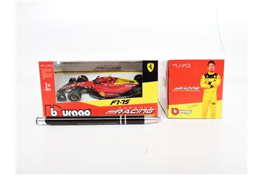 *BBURAGO metal., 1:43 FERRARI F1-75 ITA. GP, Sainz