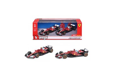 BBURAGO metal, 1:43 FERRARI FORMULA SF-25 2 pak